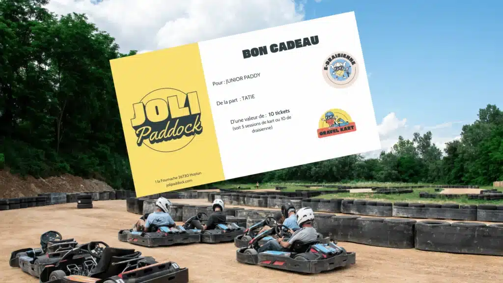 bon cadeau joli paddock