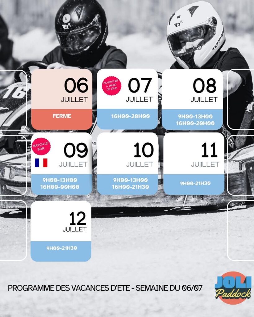 programme d'été 2026